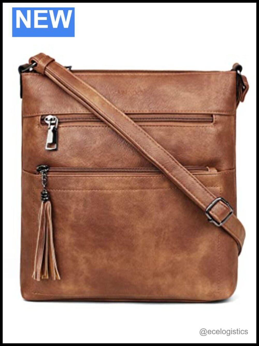 Crossbody Bag Women Vegan PU Leather Sling Purse